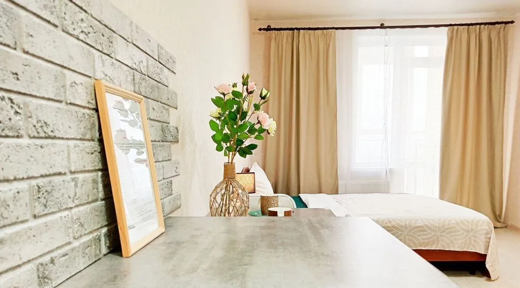 Стильнaя романтичнaя cтудия в ЖК Спринтеp