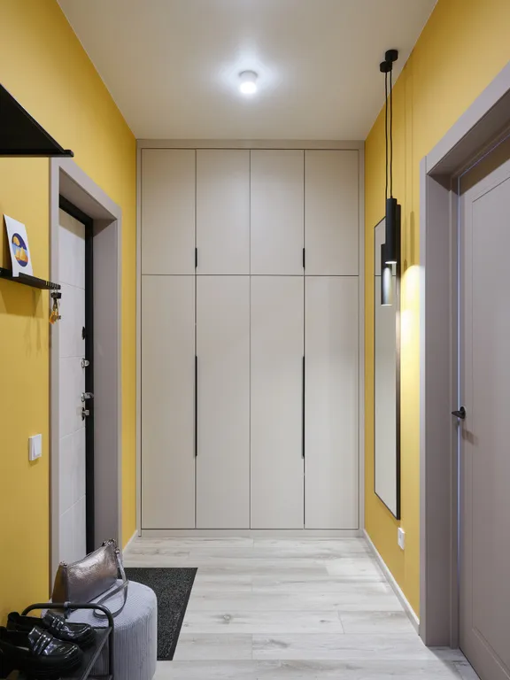 Новая 1-комнатная квартира с видом на город