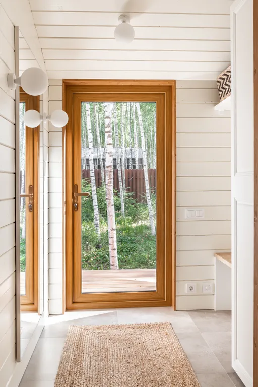 Дизайнерский дом в лесу