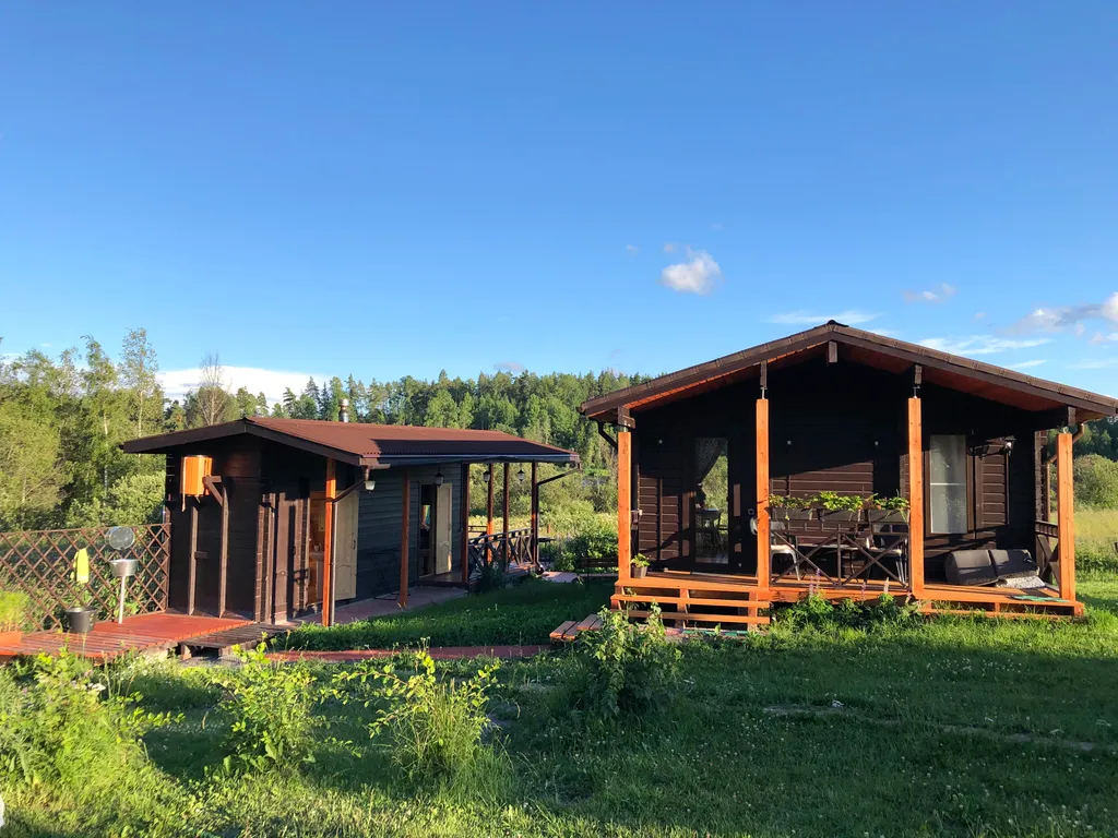 Коттедж Коттедж Шале у озера — Приозерск