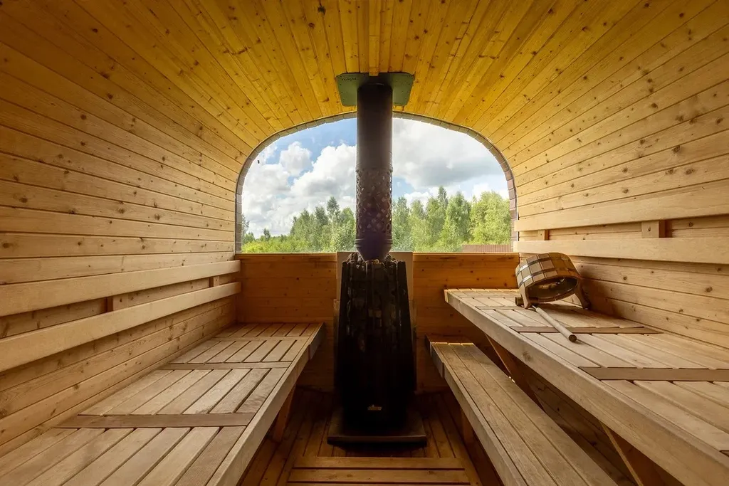 Коттедж с бассейном, баней и чаном