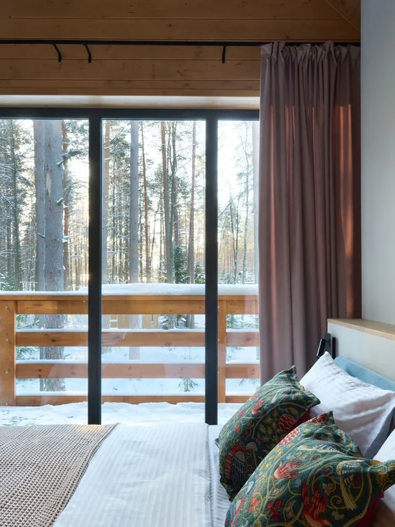 Коттедж Уютный дом с камином и баней в окружении леса — Санкт-Петербург