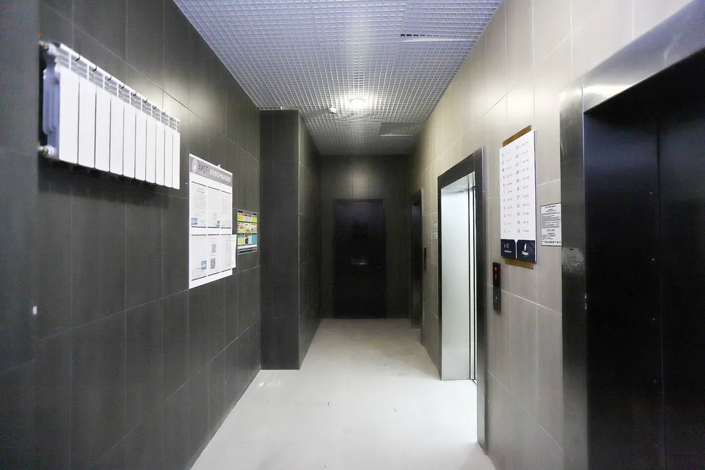 Квартира на 23-м этаже с парящей кроватью