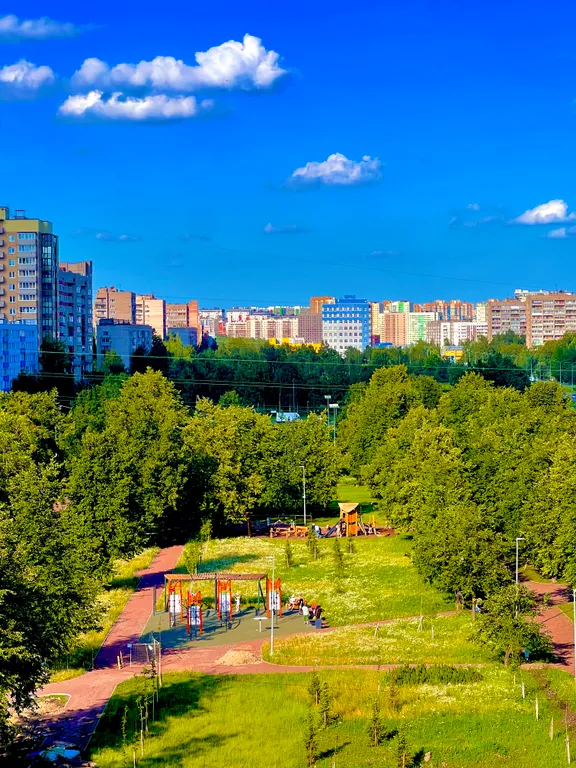 Уютные апартаменты с видом на парк, рядом Нева .