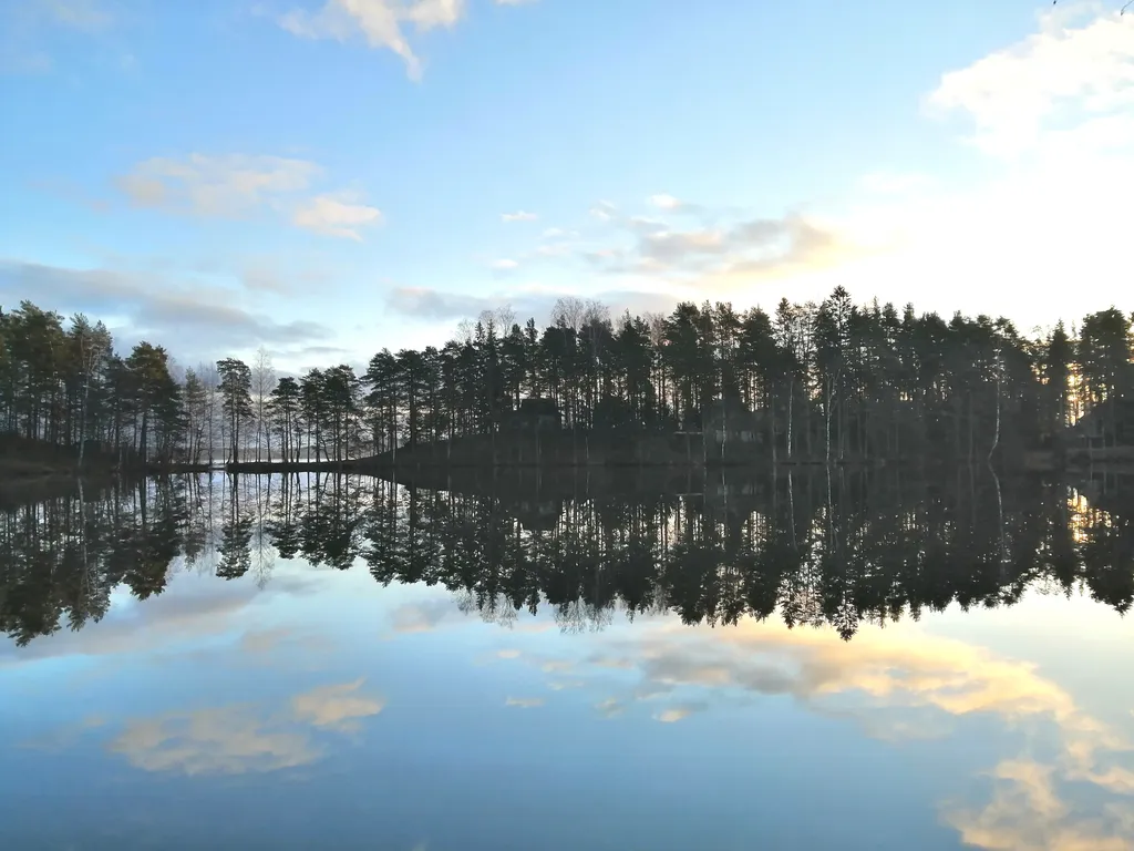 Домик для двоих у озера Хепоярви
