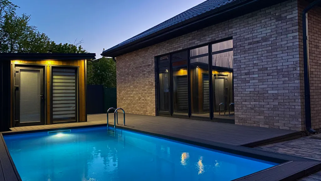 Коттедж Уникальный дом с бассейном и баней — аренда посуточно в Краснодар