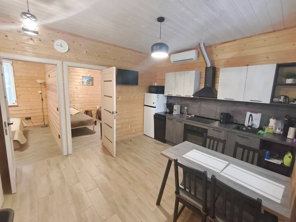 Дом с сауной и барбекю