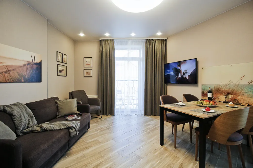 Квартира Апартаменты с балконом — Зеленоградск