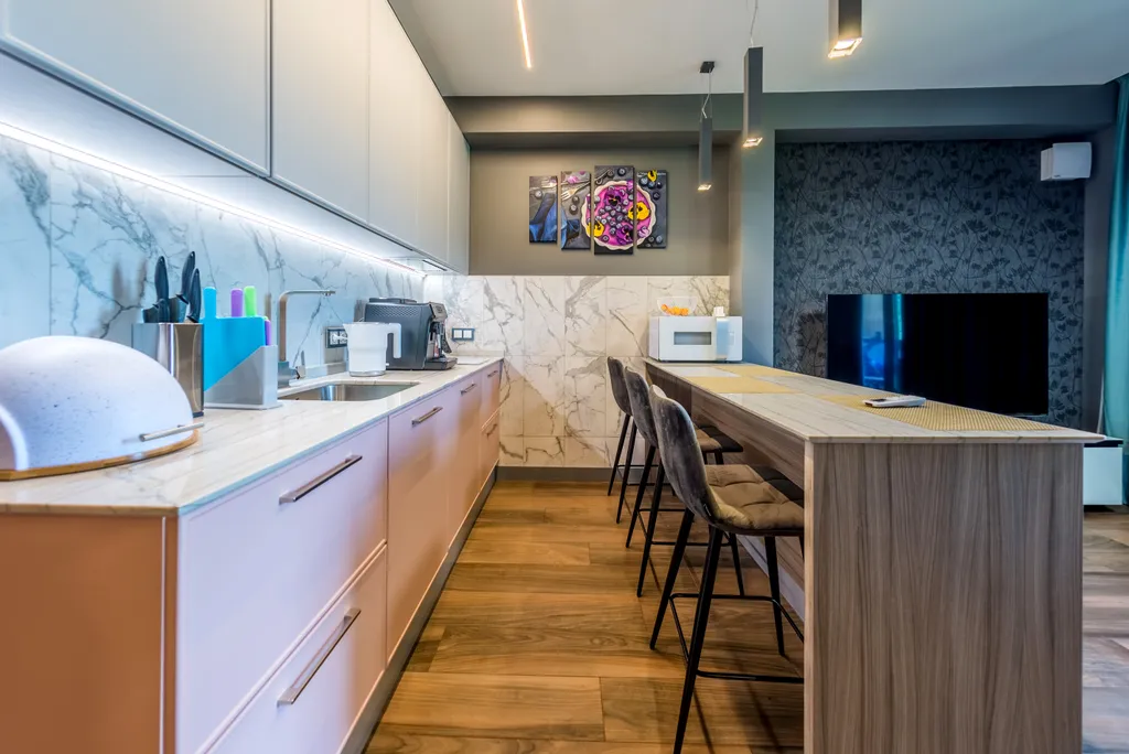 Студия с видом на горы