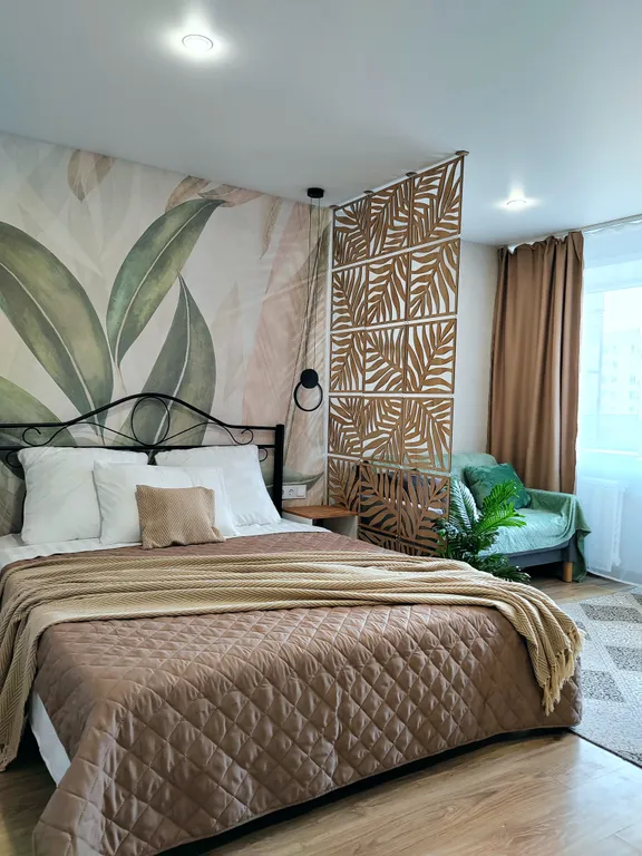 Стильная квартира с дизайнерским ремонтом курортный стиль в центре