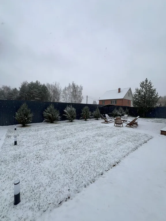 Коттедж Коттедж Барн с панорамными окнами, террасой, баней и купелью — Петровское