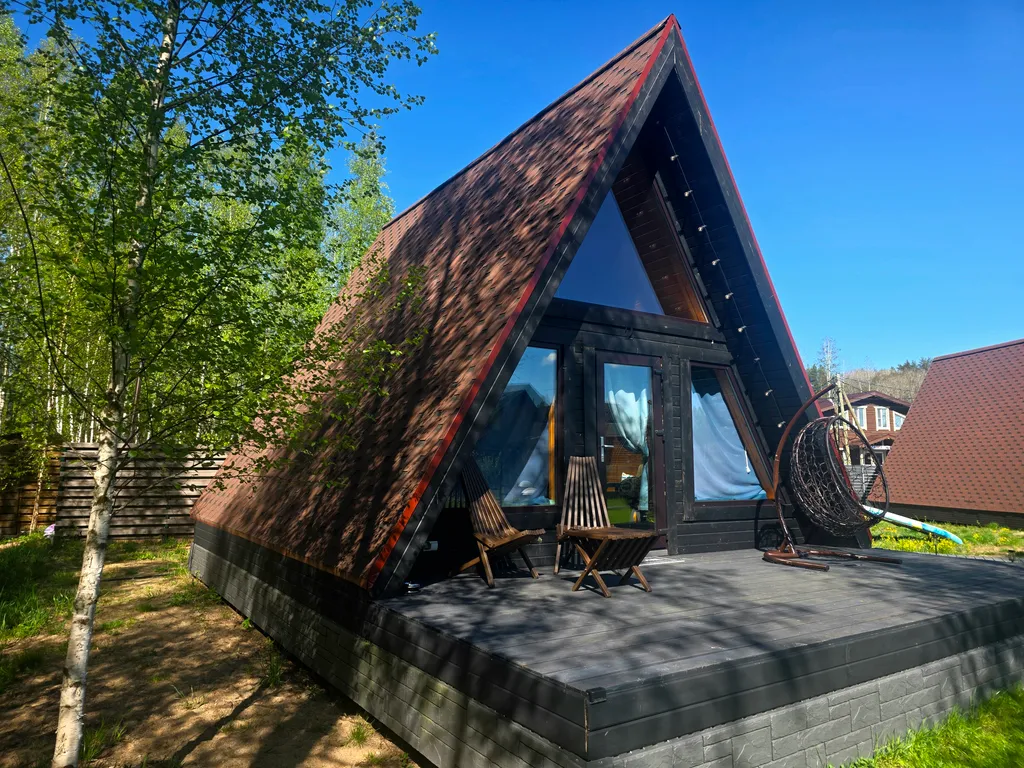 Глэмпинг 49m2 — чан, кухня, Wi-Fi