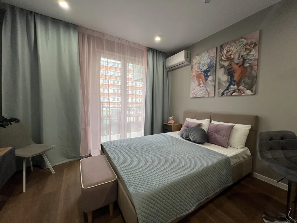 Квартира Квартира Трёхместная студия с балконом — Сочи