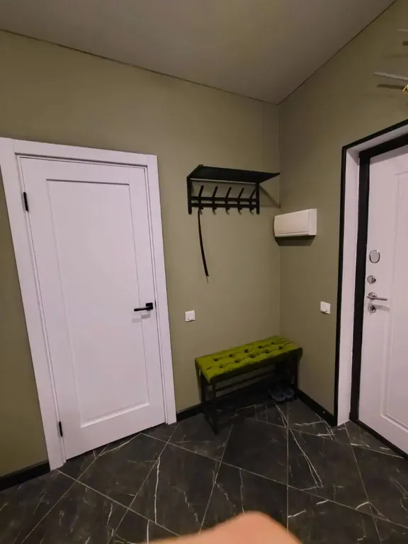 Стильная квартира в зеленых тонах