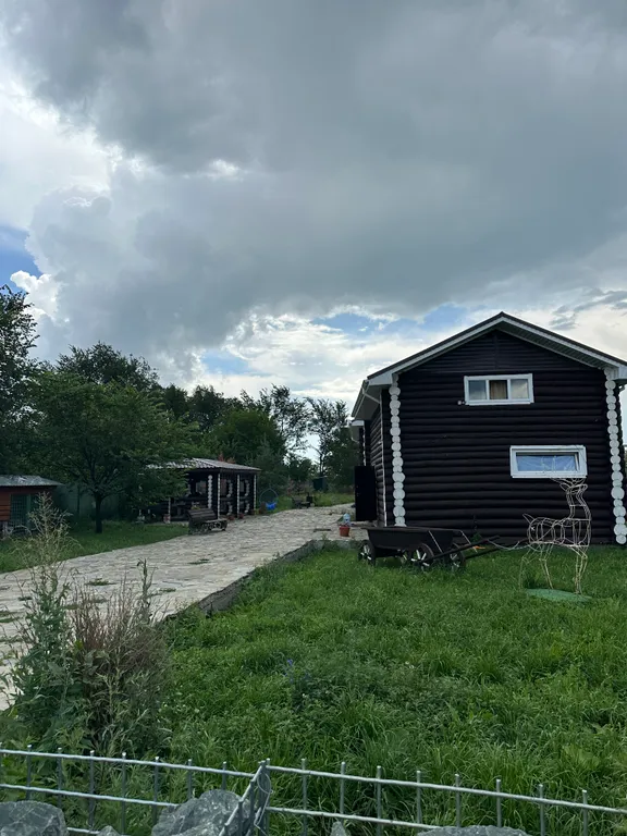 Дом в русском стиле Гжель