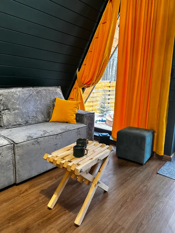 Darhaus домик с чаном в лесу