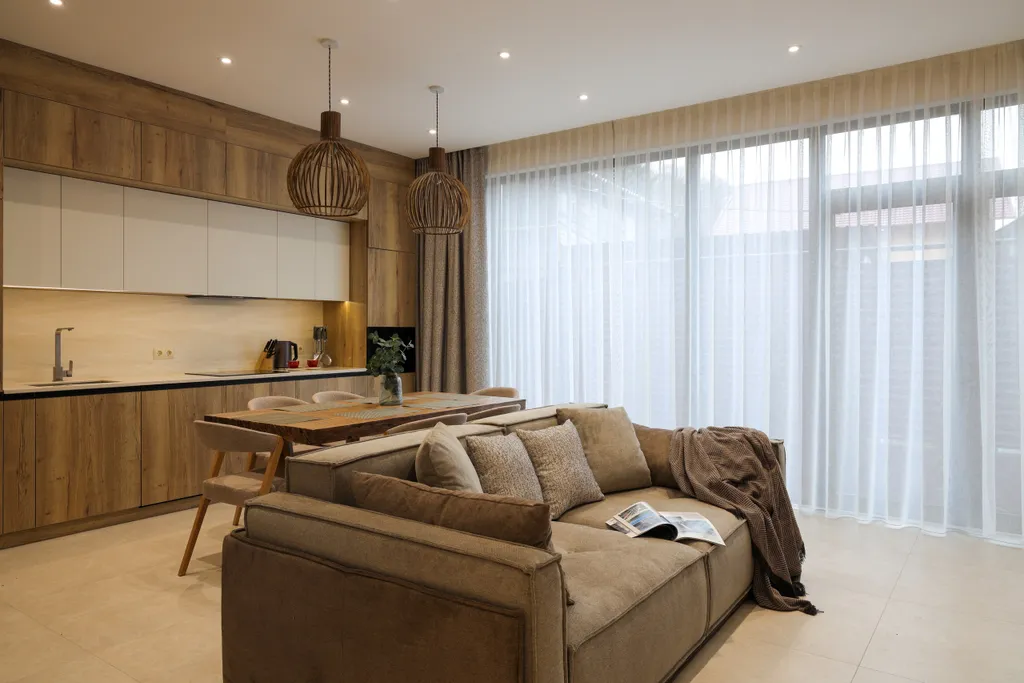 Коттедж c 3 спальнями, барбекю и парковкой