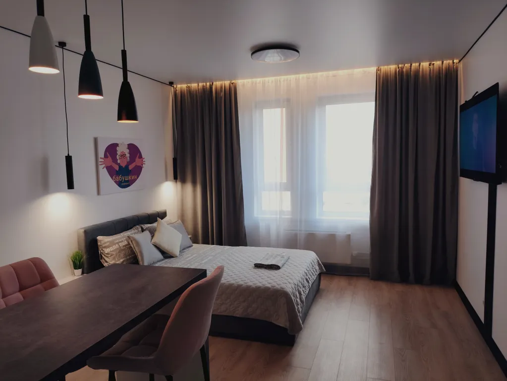 Студия с кондиционером в новом доме