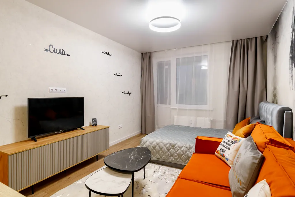 Студия с дизайнерским ремонтом в ЖК Авиатор