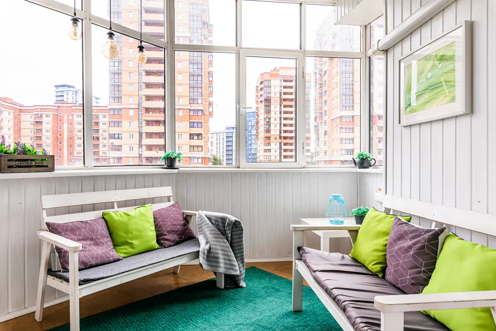 Уютная большая квартира с балконом для приятных вечеров