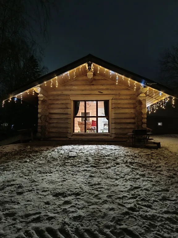 Дом-баня Дом охотника на берегу озера Нигозеро