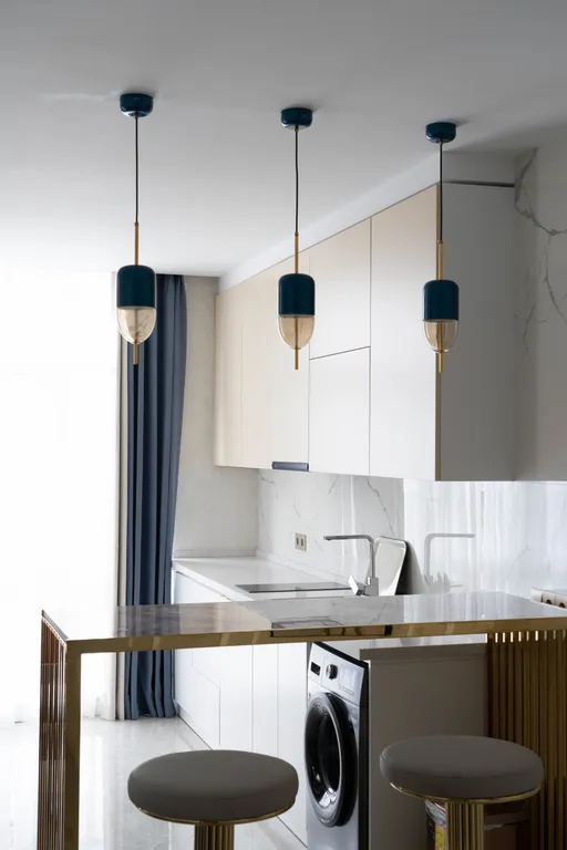 Уютный номер с 2 спальнями и баром, с видом во двор