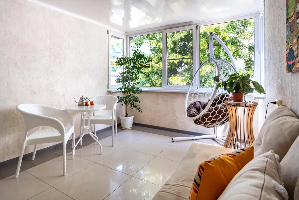 Квартира c Двумя Раздельными Спальнями и Балконом