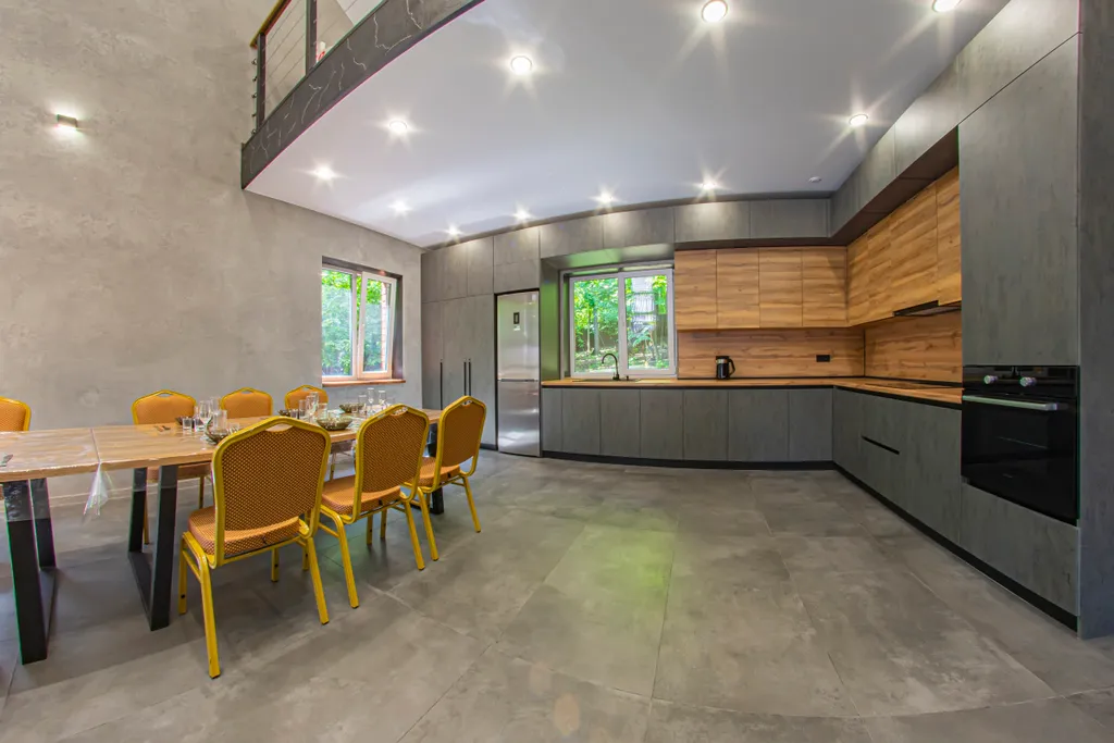 Просторный коттедж Лофт-хаус для большой компании с бассейном и сауной