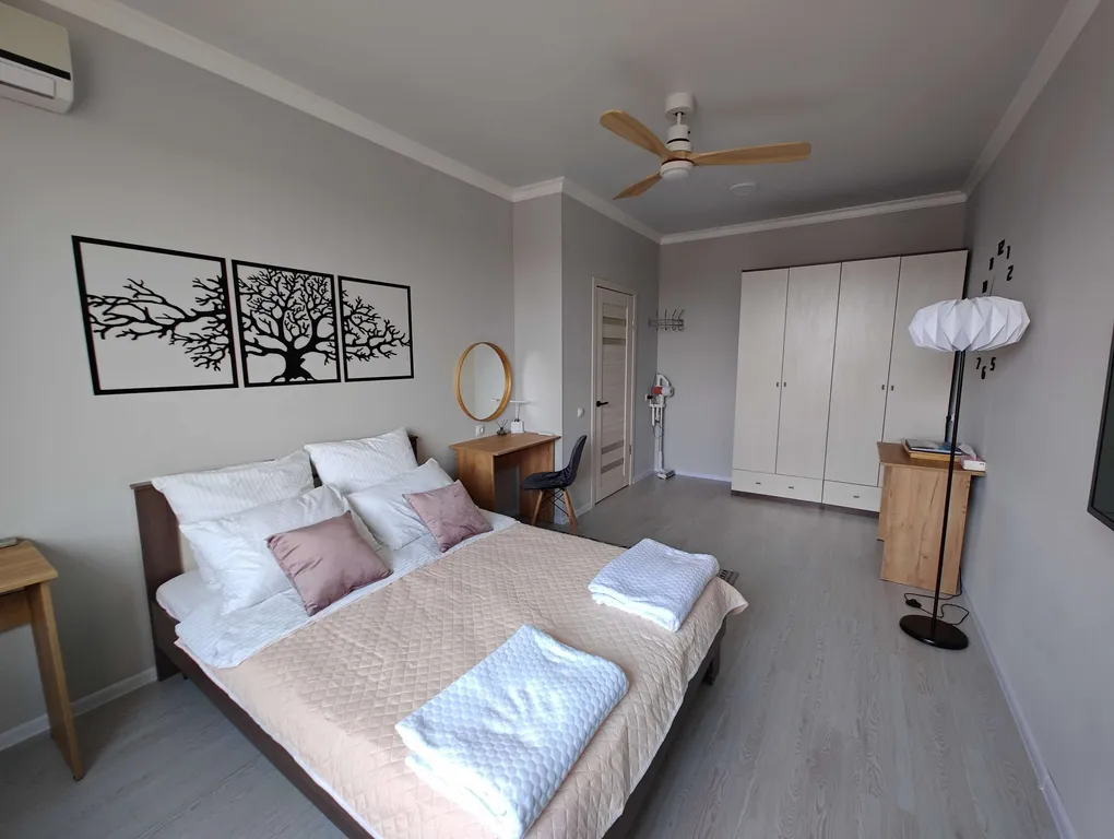 Уютная квартира 8 Панд со свежим ремонтом в тихом дворе