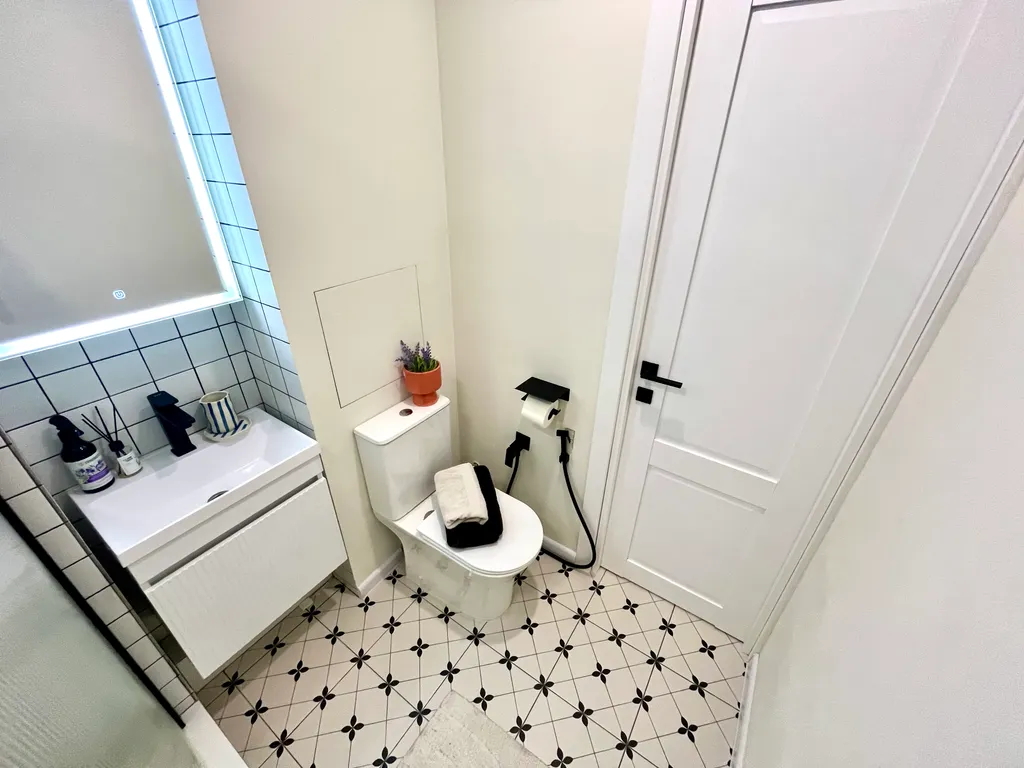 Квартира Стильная 1к квартира с отличным видом и эстетичным интерьером — Анапа