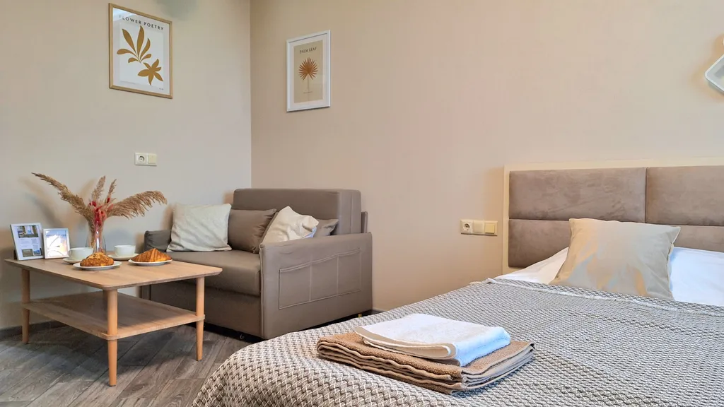 Квартира Апартаменты Beach Tower |первая линия| с панорамным видом на море — Батуми