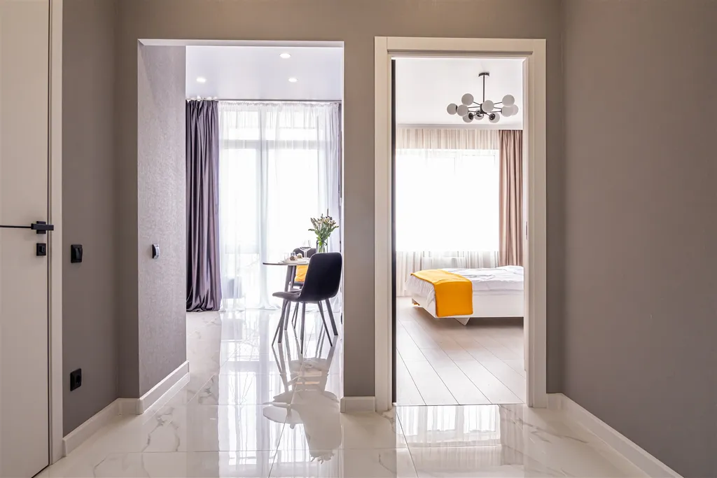 Комфортная однокомнатная квартира с невероятно красивым видом