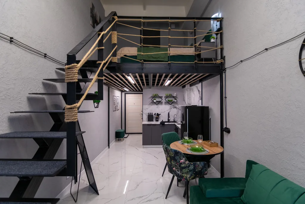 Квартира Двухуровневая студия с стильным современным ремонтом — аренда посуточно в Тула