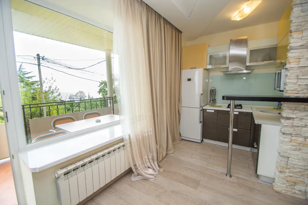 Однокомнатный апартамент "Андеграунд" с видом на море