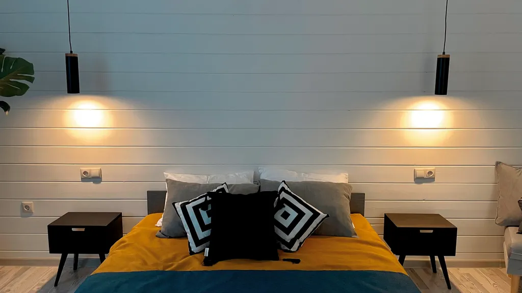 Загородный коттедж White house с бассейном и сауной