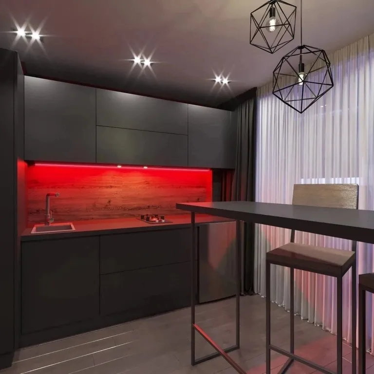 Квартира в тематике 50 оттенков серого