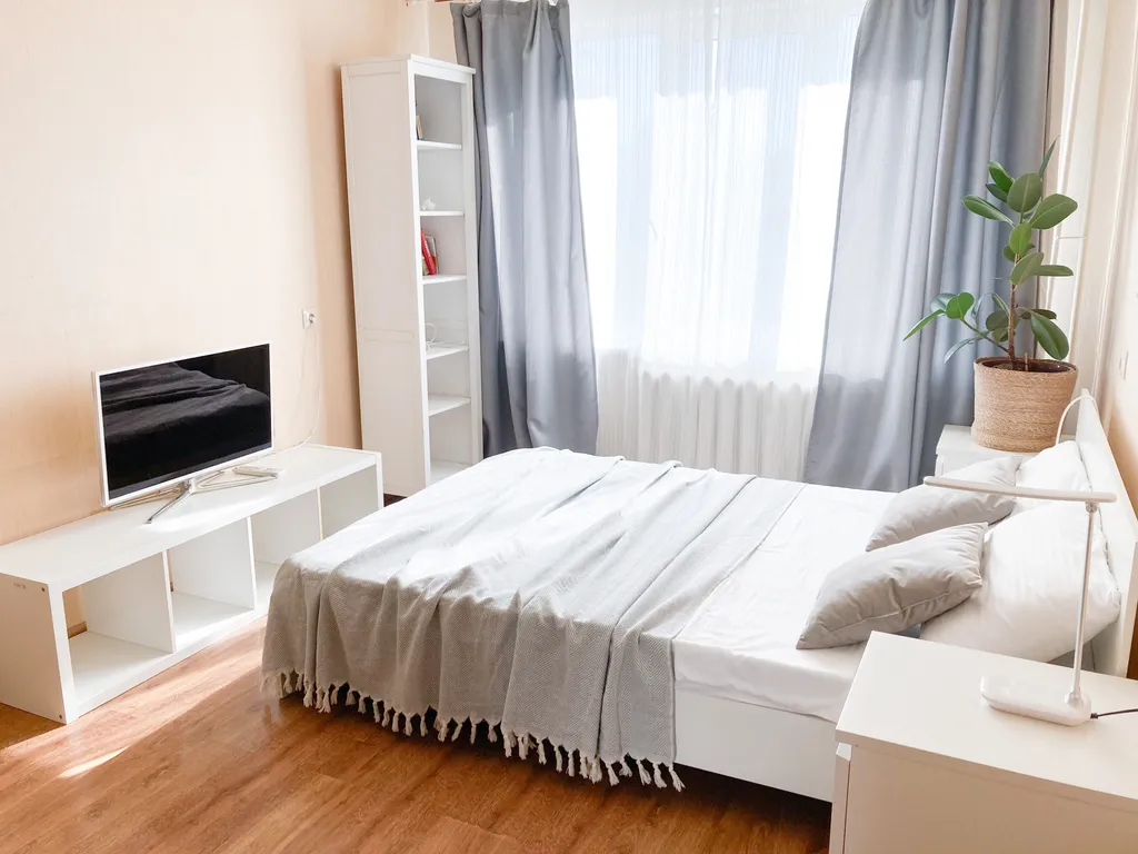 Солнечная квартира с просторной кухней