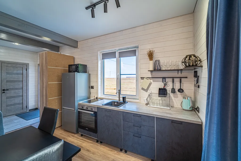 Уютный барн хаус с бассейном, баней и купелью ( барн 1)