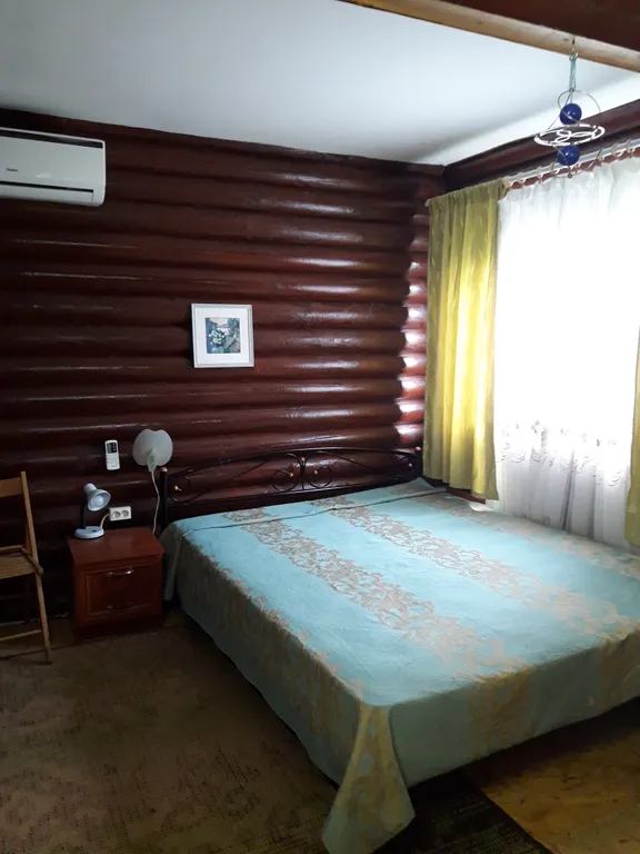 Дом из бруса с беседкой