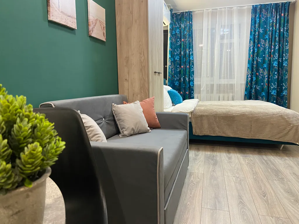 Стильная студия с спортзалом