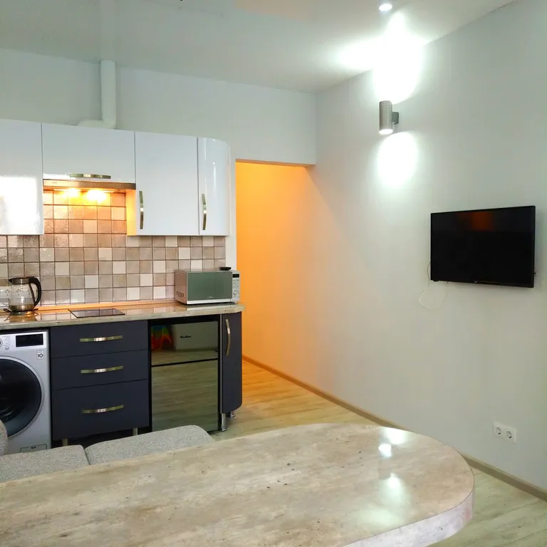 Студия с видом на море и зоной барбекю