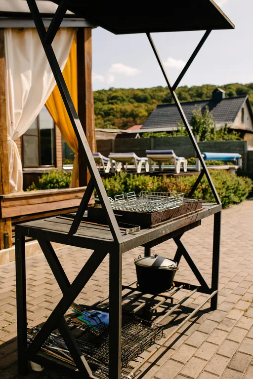 Апартаменты с горячим бассейном и видом на горы