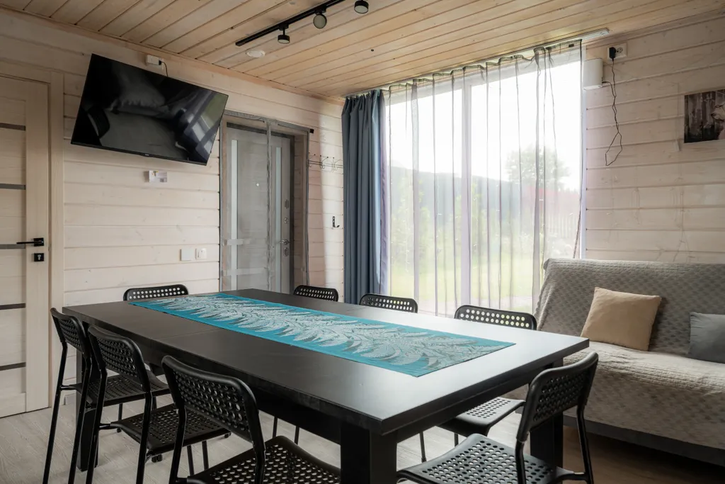 Скандинавский дом с баней