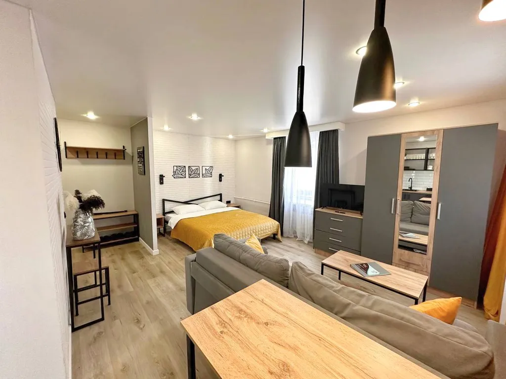 Квартира-студия в стиле лофт в тихом центре — аренда посуточно в Мурманск