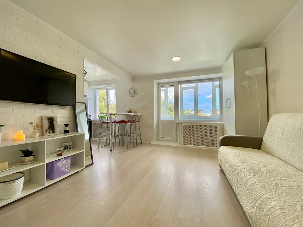 Уютная студия с видом на вулкан