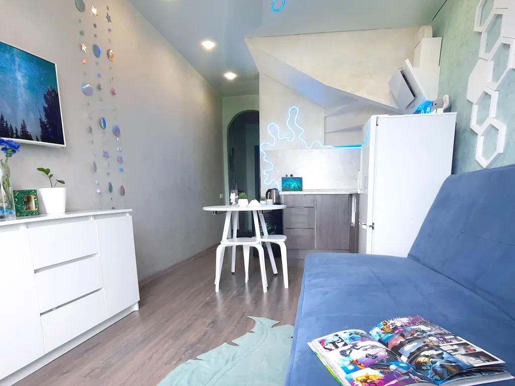 Уникальная двухэтажная квартира с панорамный видом