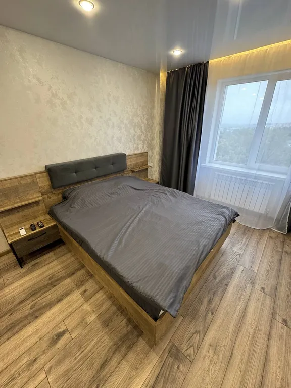 Уютная квартира с панорамными окнами и шикарным видом на город