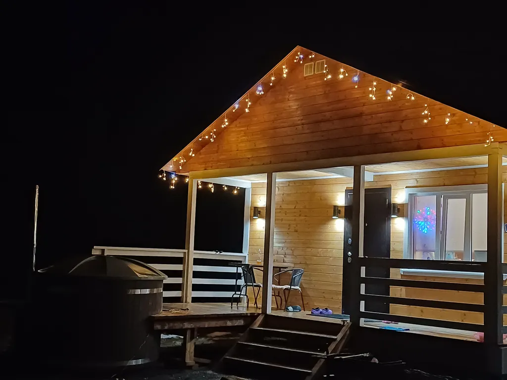 Уютный домик-баня с купелью в тихом местечке