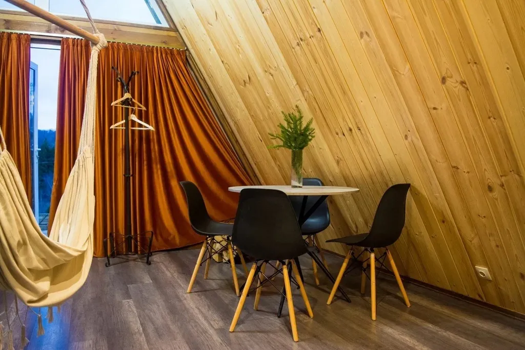 Афрейм (дом-шалаш) ОСЕНЬ с баней