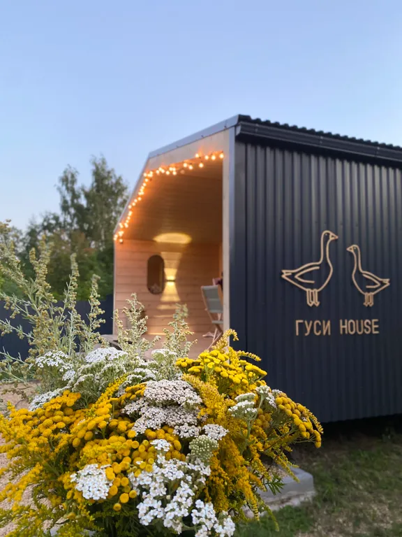 Дом у леса с русской баней